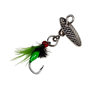 旋转毒蚊飞蝇钩绑好改装不伤线瓜子亮片套装微物路亚饵钓马口白条