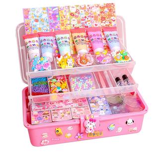 咕卡奶油胶咕卡盘diy材料全套套装古卡贴纸和咕咔女孩儿童手账古扎估卡咕盘骨卡姑卡贴画玩具孤库卡古拉