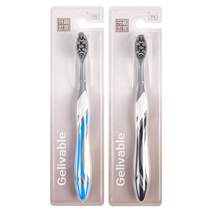 可洁可净男士专用中硬毛牙刷大头高档男士硬毛独立装去渍清洁牙缝