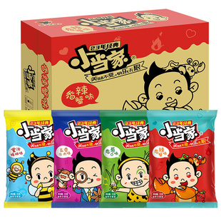 小当家干脆面混合整箱48包掌心面小浣熊怀旧充饥食品干吃面零食