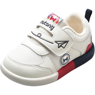 【清仓】牧童秋季宝宝鞋子软底步前鞋男童撞色婴儿鞋女童面包鞋子