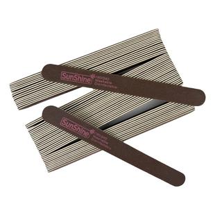 sunshine美甲超薄木搓条双面修型打磨条指甲锉耐用砂条美甲店专用