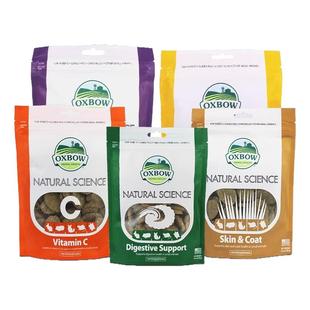 美国Oxbow爱宝草饼兔兔豚鼠龙猫磨牙草饼补充vc肠胃调理益肾美毛