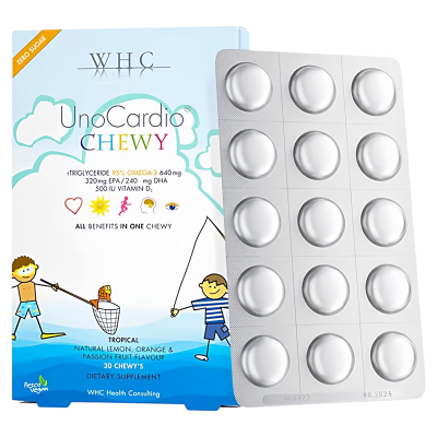 WHC小超人儿童咀嚼omega3鱼油