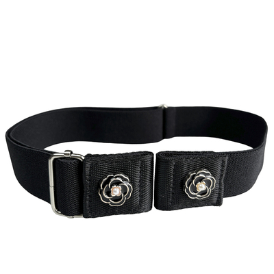 懒人松紧腰带高弹力女士皮带牛仔裤可调节裤带耐用弹力隐形无痕