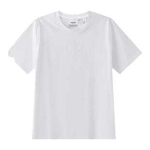 【甄品精选】BURBERRY博柏利 女士棉质圆领短袖T恤 8069109