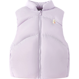 巴拉巴拉儿童羽绒马甲男童女童外穿秋冬新款童装宝宝背心立领内胆