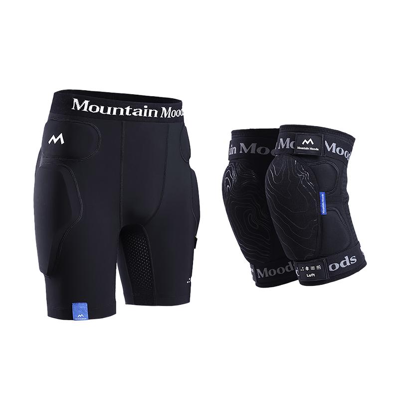 Mountain Moods滑雪護具防摔護膝護臀凱夫拉XRD成人兒童滑雪內穿