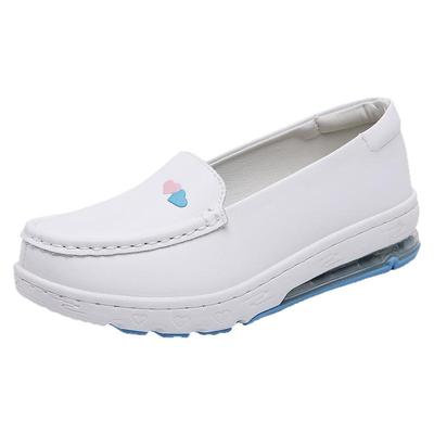 护士鞋透气不累脚可爱百搭增高