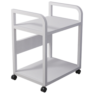 电竞主机机箱底座放电脑主机的托架可移动带滑轮家用桌下多层支架