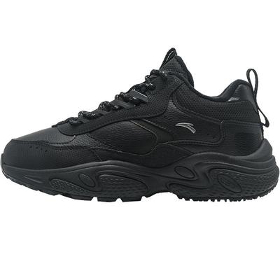 安踏防滑男系带加绒加厚棉鞋保暖