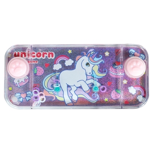 儿童益智水中套圈圈水机水里套圈宝宝游戏机玩具掌上按压式泡泡圈