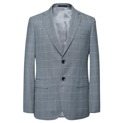 堡尼商务休闲修身西服套装