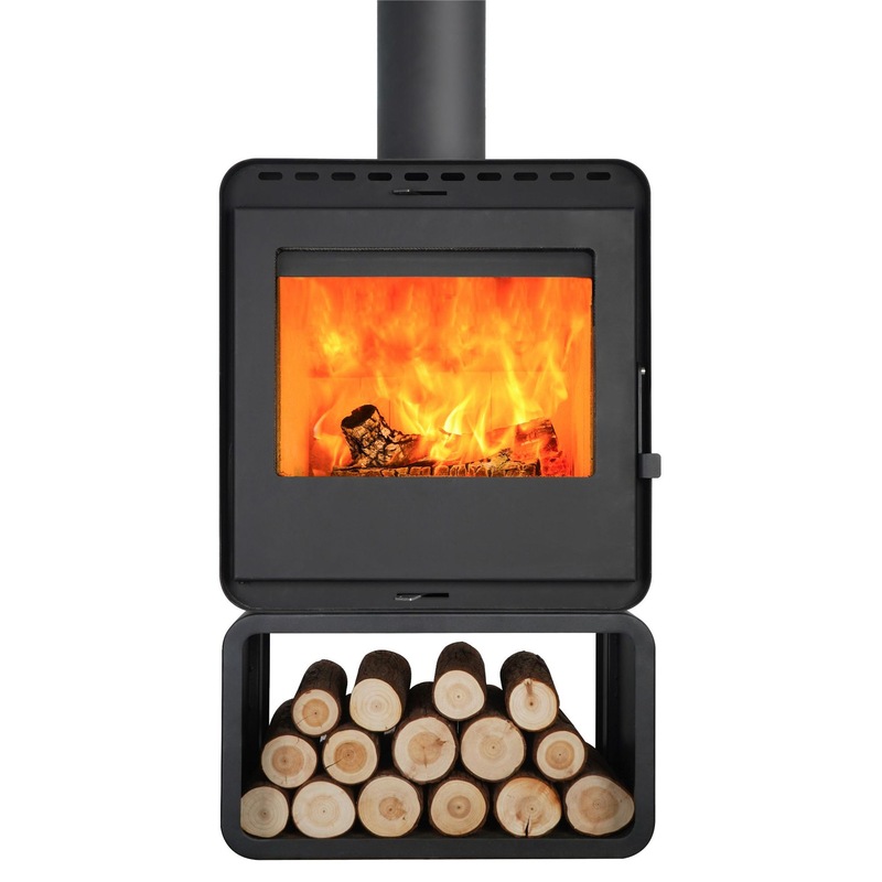 真火燃木壁炉木柴烧水民宿农村家用现代客厅室内取暖炉柴火炉壁炉