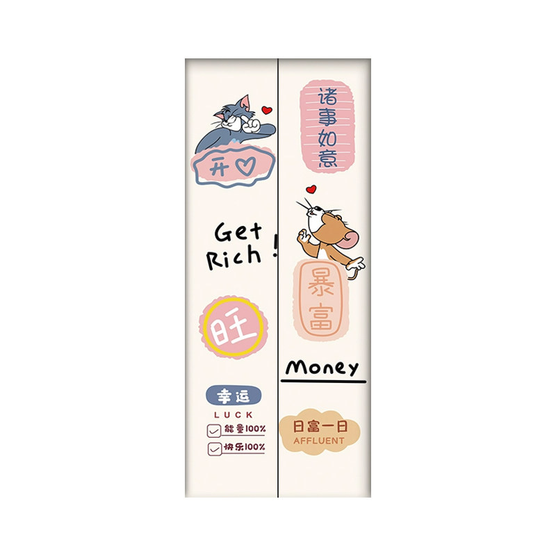 猫和老鼠电梯门一梯一户装饰贴画