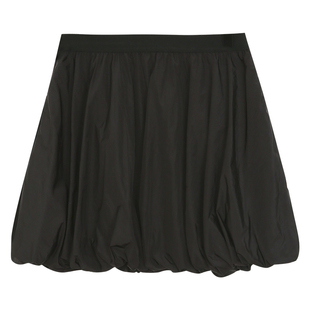 omont蛋挞家  蓬蓬短款花苞裙女夏季新款小众高腰a字半身裙子