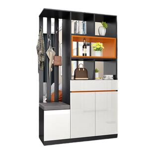 客厅隔断柜玄关置物架鞋柜一体轻奢现代装饰柜酒柜正对入户门屏风