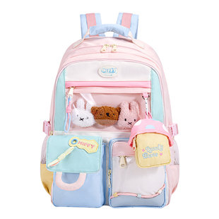 米菲春季多巴胺可爱女式书包2026新款学生上课旅游大容量双肩包包