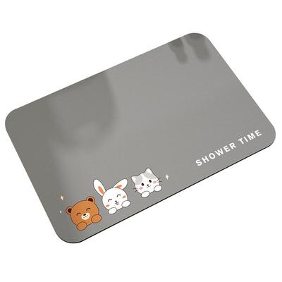 卡通硅藻泥厨房沥水垫