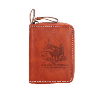 桑巴路亚微物亮片包便携收纳包溪流马口飞蝇钩饵盒假饵收纳盒皮包