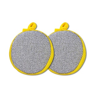 加厚款元宝洗碗巾海绵块刷锅清洁家用洗碗布双面元宝巾厨房家用款