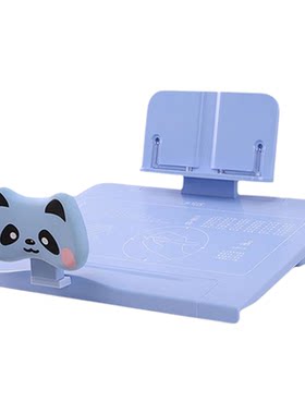 背背佳 卡通熊猫学生坐姿矫正器平铺大垫板坐读写一体12°板小学生儿童写作业正姿桌面款防近视6到12岁防驼背