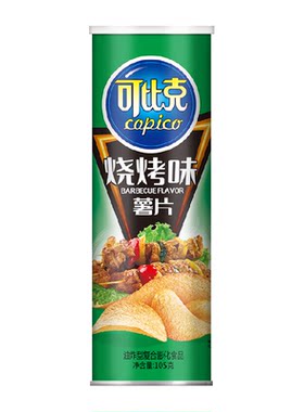 可比克烧烤味酥脆解馋薯片105g