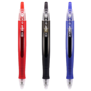 包邮 日本PILOT/百乐G-6水笔BL-G6-5按动式中小学生考试中性笔小胖子顺滑流线笔杆0.5mm子弹头粗杆签字笔