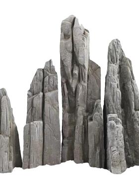 室内景观软装造景玻璃钢仿真假山