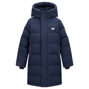 雪中飞儿童羽绒服男童长款加厚三防女童中大童户外运动保暖外套