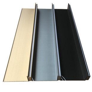 铝合金置物架内置发光LED带灯隔板层板挂墙上金属置物板简约书架