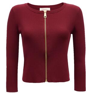 Couture Made针织衫秋冬短款圆领通勤七分袖修身毛衣324324084