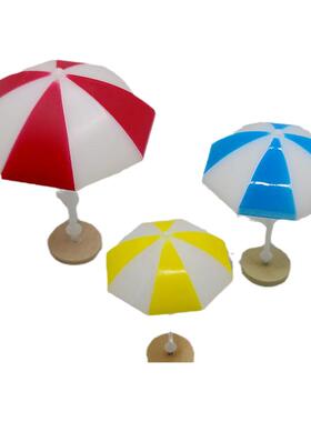 微景观摆件迷你太阳伞仿真模型