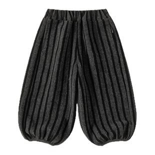 贝贝城女童加绒裤子冬季新款加厚儿童灯笼裤一体绒小女孩过冬裤子