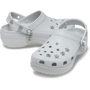 秋季新款Crocs卡骆驰经典星芒云朵复古厚底洞洞鞋凉鞋女鞋|214040