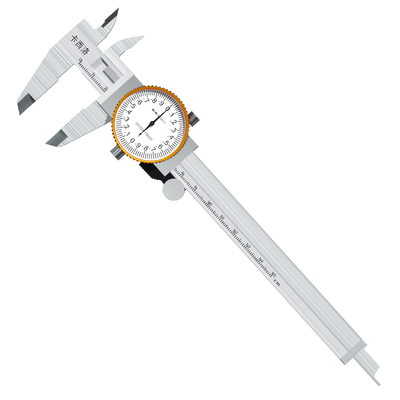 工业级带表游标卡尺高精度