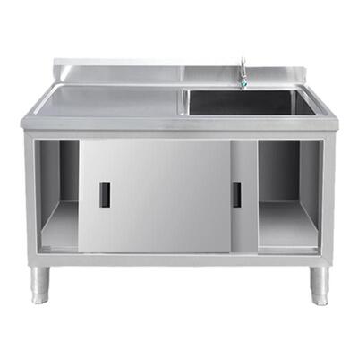 官方推荐水槽一体不锈钢工作台