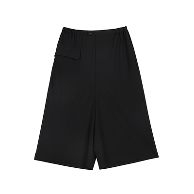 欧迪比欧夏季新款纯色阔腿裤