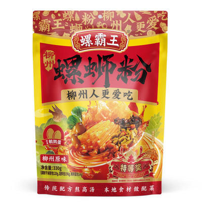 螺霸王正宗柳州螺蛳粉330g方便速食小吃特色美味汤底浓郁米线