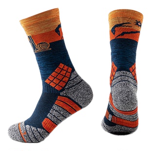 专业运动袜男女长筒减震毛巾底耐磨防臭透气马拉松跑步登山足球袜