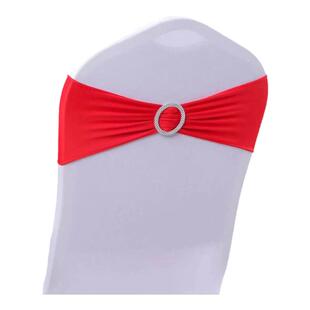 椅背装饰烫金弹力椅背花椅套蝴蝶结绑带箍带婚庆酒店椅套后背免系