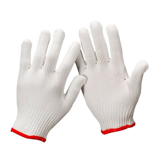 劳保手套耐磨不烂工作棉线加厚防滑纱男士工地专用劳动女士特小号