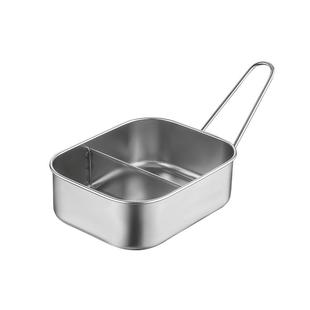 316不锈钢饭盒上班族学生带盖食堂上班打饭便当盒蒸饭分格餐盒碗