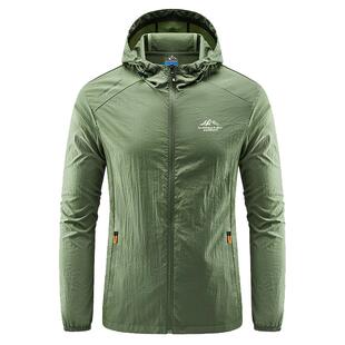 夏季防紫外线外套男士防晒衣2026新款休闲薄款单层夹克户外风衣