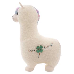 仿真草泥马毛绒玩具羊驼公仔抱枕超大号玩偶儿童布娃娃生日礼物女