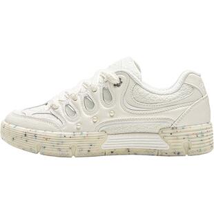 中国李宁珊瑚滑板鞋女鞋新款女士鞋子滑板鞋低帮运动鞋