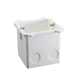 86型暗盒预埋底盒带耳预埋盒工程定位盒耳朵带圈接线盒506070mm