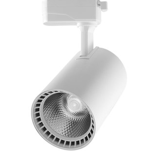 led射灯店铺服装店商用明装轨道灯超亮聚光节能导轨式cob天花灯暖