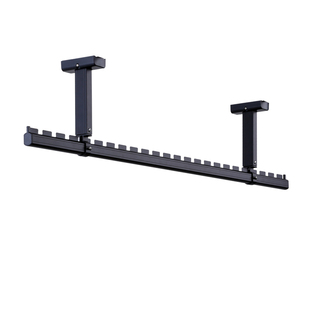 晾衣杆阳台固定式顶装晾衣架墙上阳光房横向装悬挂侧面单吊杆家用