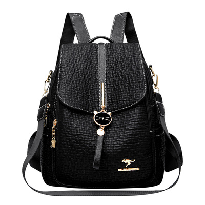 品牌正品真皮女包牛皮双肩包